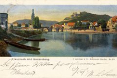 Alte Nahebruecke 1903-2 gelaufen: 1903