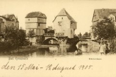 Brueckenhaeuser 1905 gelaufen: 1905