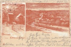 Brückenhäuser und Totale 1902 gelaufen: 1902