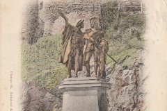 Hutten-Sickingen-Denkmal um 1905 gelaufen: 1905
